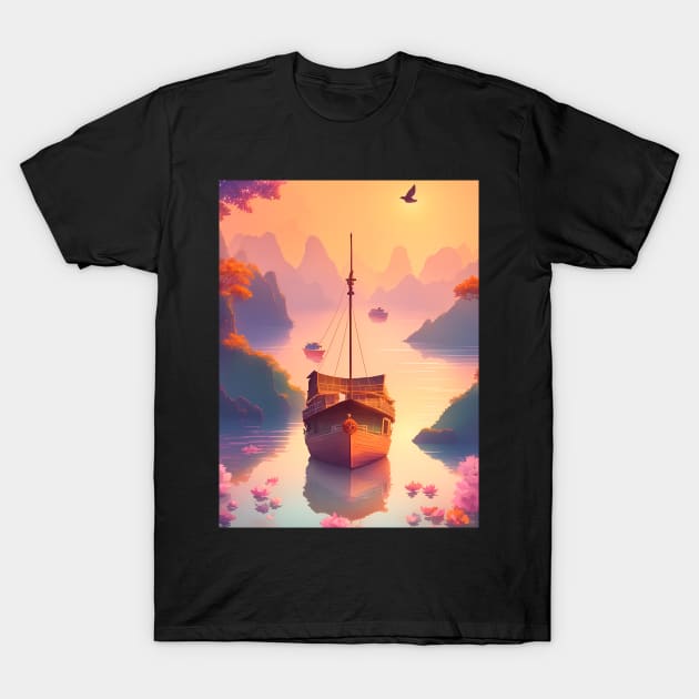 Sunset Serenade, Ninh Binh T-Shirt by star trek fanart and more